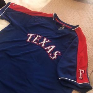 Texas rangers mesh shirt